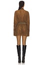 view 3 of 3 x REVOLVE X Revolve Super Oversized Boyfriend Shirt Flared Mini Dress in Bark