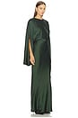 view 2 of 3 Reverse Obie Gown in Dark Emerald