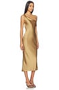 view 2 of 4 Drop Shoulder Maria Dress in Camel