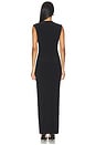 view 3 of 3 Sleeveless Long Dress in Black