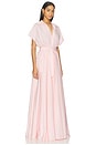 view 2 of 3 Super Oversized Nk Shirt Flared Gown in Ballet Pink