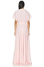 view 3 of 3 Super Oversized Nk Shirt Flared Gown in Ballet Pink