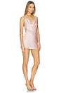 view 2 of 3 Cross Back Bias Mini Dress in Ballet Pink