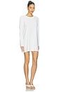 view 2 of 3 VESTIDO OVERSIZED LONG SLEEVE MINI in Snow White
