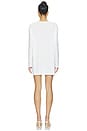view 3 of 3 VESTIDO OVERSIZED LONG SLEEVE MINI in Snow White