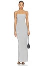 view 1 of 3 VESTIDO STRAPLESS LONG in Grey