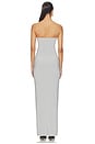 view 3 of 3 VESTIDO STRAPLESS LONG in Grey