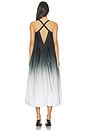 view 3 of 3 Strap Bubble Dress To Midcalf in Black & White Ombre
