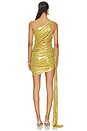 view 4 of 5 Pickleball Diana Dress W/ Bow in Rich Gold