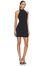 view 2 of 3 x Lifestyle Halter Mini Dress in Black