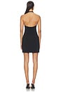 view 3 of 3 x Lifestyle Halter Mini Dress in Black