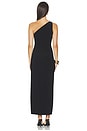 view 3 of 3 VESTIDO LARGO DE UN HOMBRO in Black