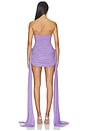 view 3 of 3 Strapless Bill Pickleball Dress With Bow in Lavender