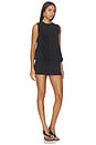 view 2 of 3 MINIVESTIDO ESTILO MUÑECA in Black