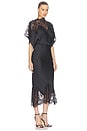 view 2 of 4 Reverse Obie Midcalf Dress With Lace in Black