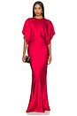 view 1 of 3 REVERSE OBIE GOWN  REVERSE OBIE GOWN in Tiger Red