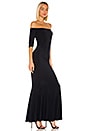 view 2 of 3 Off The Shoulder Fishtail Gown in Midnight