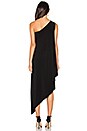 view 3 of 3 One Shoulder Diagonal Tunic in Black