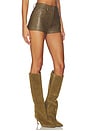 view 2 of 6 High Waist Jean Short in Bark