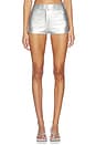 view 1 of 6 High Waist Jean Short in Silver