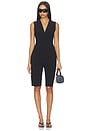 view 5 of 6 Flat Front Bermuda Short in Black