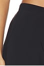view 6 of 6 Flat Front Bermuda Short in Black