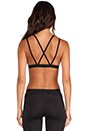 view 3 of 4 Double Strap Jog Bra in Black