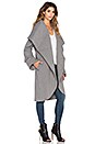 view 2 of 3 BLOUSON COL CHÂLE in Dark Grey