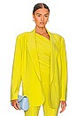 view 2 of 5 Double Breasted Oversized Blazer in Starfruit