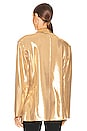 view 4 of 6 Oversized Double Breasted Jacket in Gold