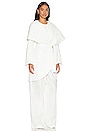 view 3 of 4 Quilted Shawl Collar Coat in White