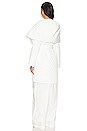 view 4 of 4 Quilted Shawl Collar Coat in White