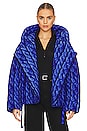 view 2 of 5 Hooded Sleeping Bag Coat in Cobalt Blue