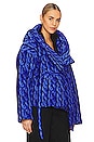 view 3 of 5 Hooded Sleeping Bag Coat in Cobalt Blue