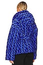 view 4 of 5 Hooded Sleeping Bag Coat in Cobalt Blue
