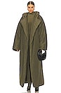 view 1 of 4 Hooded Sleeping Bag Coat in Military