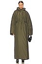 view 2 of 4 Hooded Sleeping Bag Coat in Military