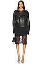 view 4 of 4 Mini Moto Jacket in Black