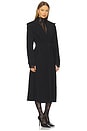 view 3 of 4 Oversized Double Breasted Trench in Black