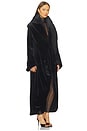 view 2 of 3 Oversized Shawl Collar Maxi Coat in Black