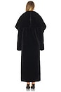 view 3 of 3 Oversized Shawl Collar Maxi Coat in Black