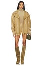 view 5 of 5 BLOUSON MOTARD OVERSIZED in Camel