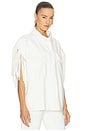 view 4 of 6 BLOUSON EN JEAN OVERSIZED SANS MANCHES in Snow White