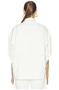 view 5 of 6 BLOUSON EN JEAN OVERSIZED SANS MANCHES in Snow White