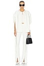 view 6 of 6 BLOUSON EN JEAN OVERSIZED SANS MANCHES in Snow White