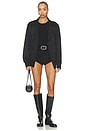 view 6 of 5 Oversized Moto Jacket in Black