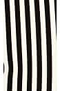 view 5 of 5 BLAZER DOUBLÉ SUR LA POITRINE RAYURES VERTICALES in Ivory & Black Stripe