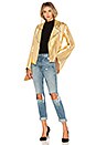 view 4 of 4 x Revolve Gang Jacket in Gold Foil