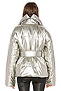 view 4 of 5 Short Sleeping Bag Coat in Silver