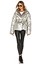 view 5 of 5 Short Sleeping Bag Coat in Silver
